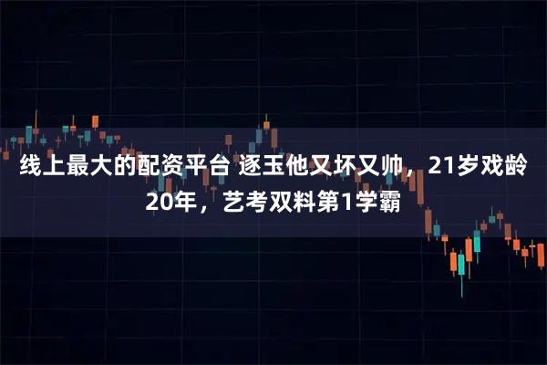 线上最大的配资平台 逐玉他又坏又帅，21岁戏龄20年，艺考双料第1学霸